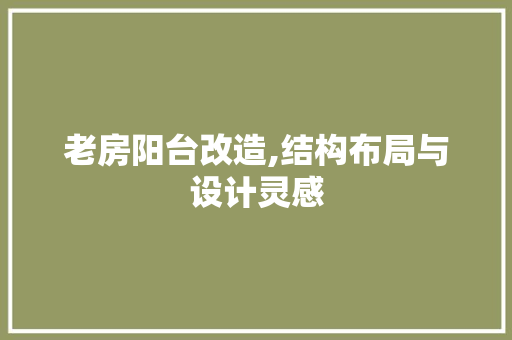 老房阳台改造,结构布局与设计灵感